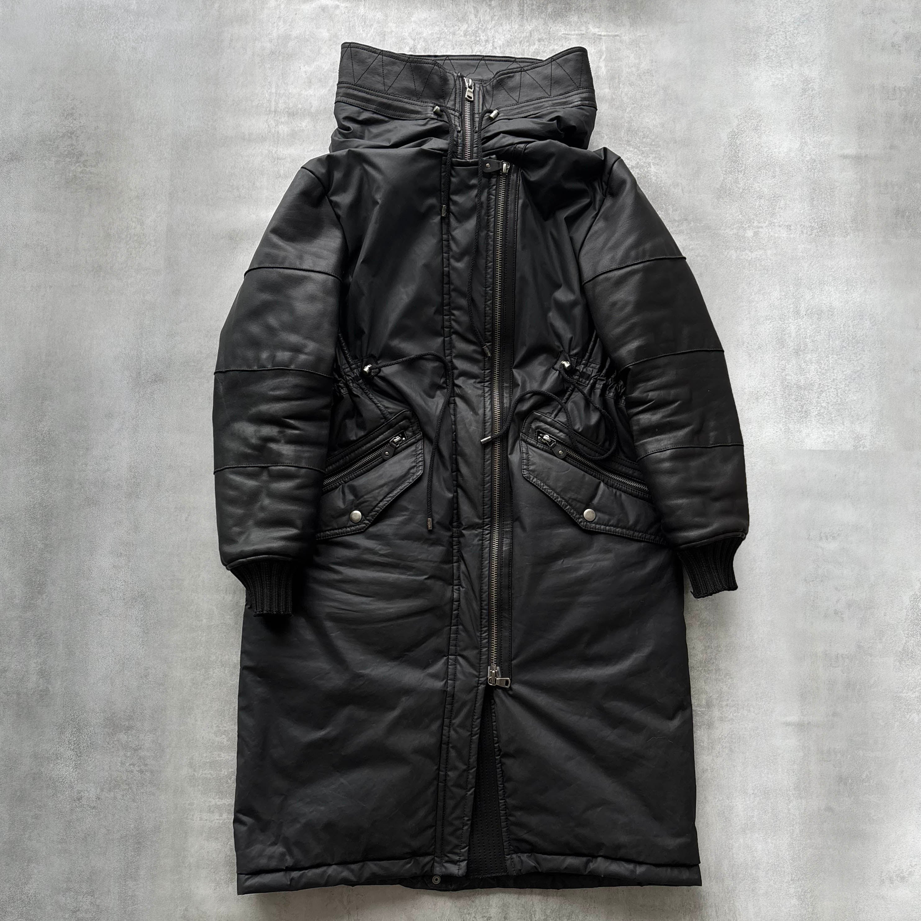 DIESEL BLACK GOLD LEATHER COAT