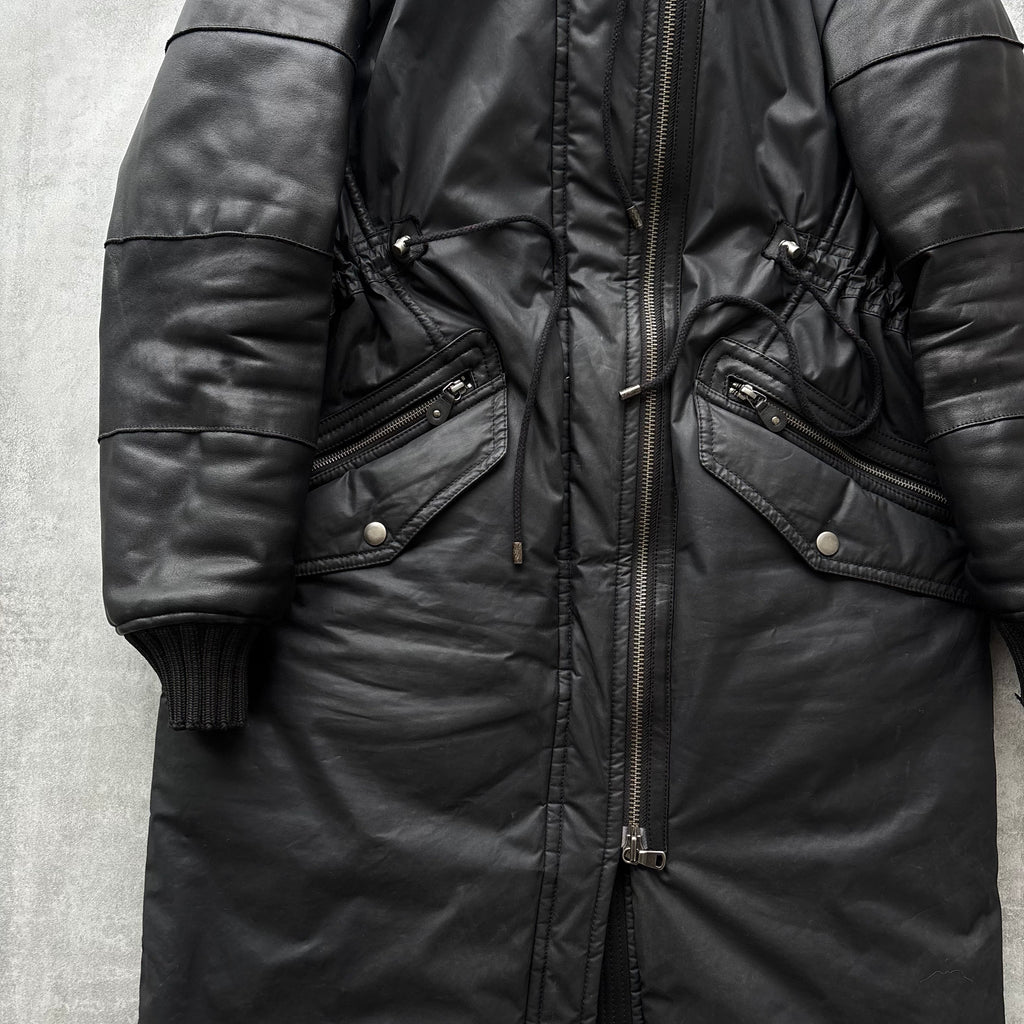 DIESEL BLACK GOLD LEATHER COAT