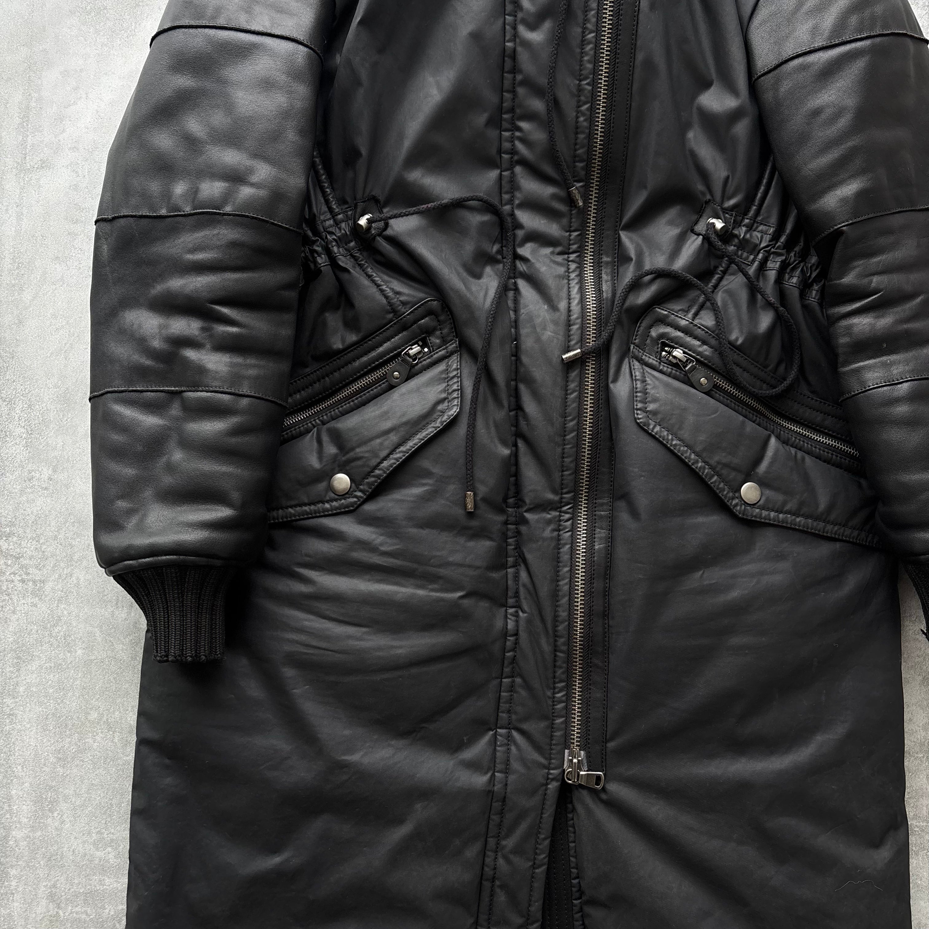 DIESEL BLACK GOLD LEATHER COAT