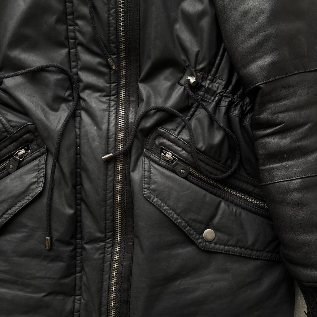 DIESEL BLACK GOLD LEATHER COAT