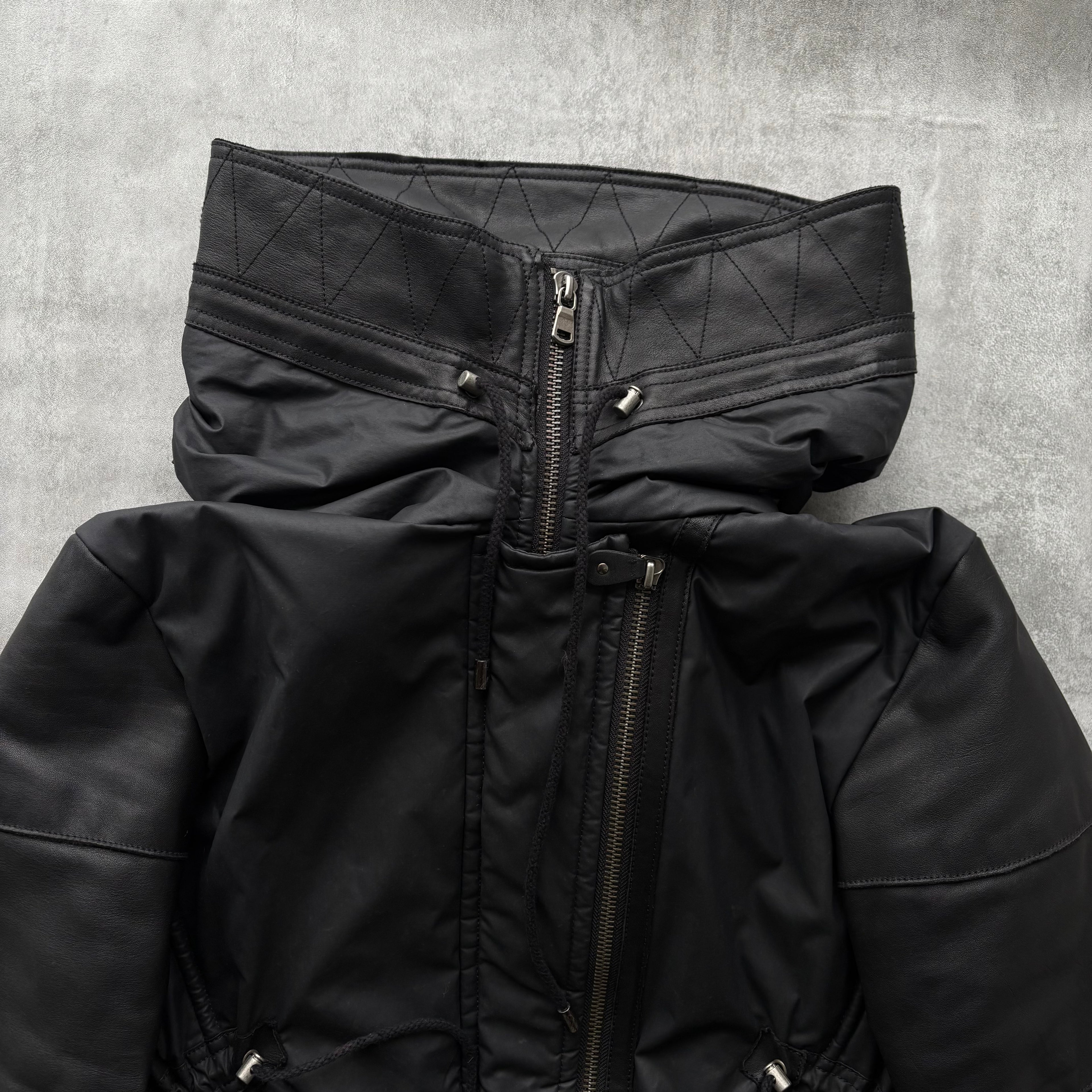 DIESEL BLACK GOLD LEATHER COAT