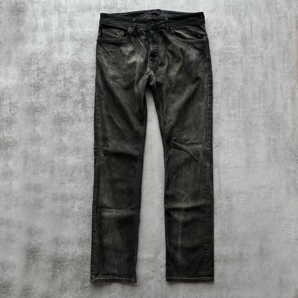 DIESEL BLACK GOLD DISTRESSED JEANS