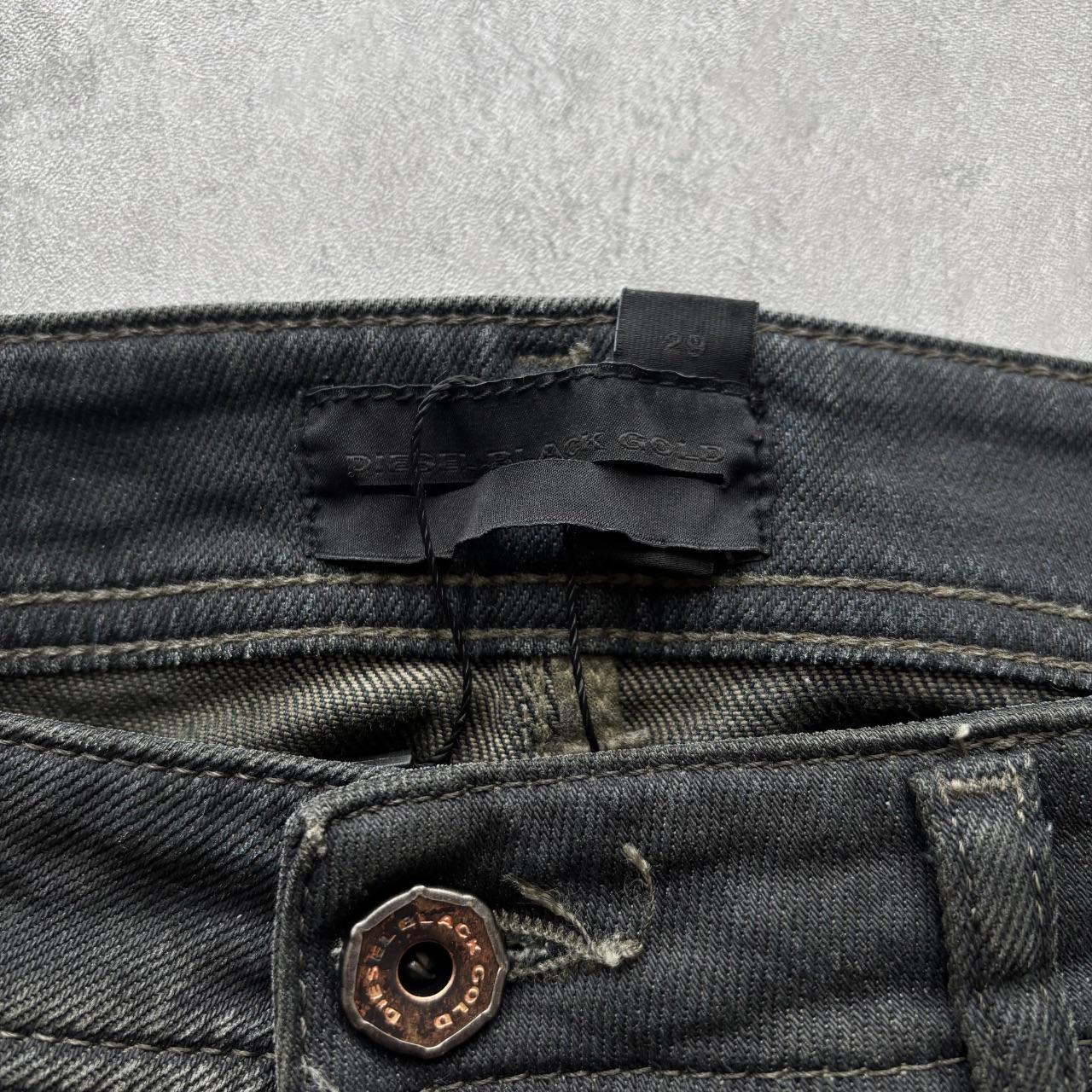 DIESEL BLACK GOLD DISTRESSED JEANS